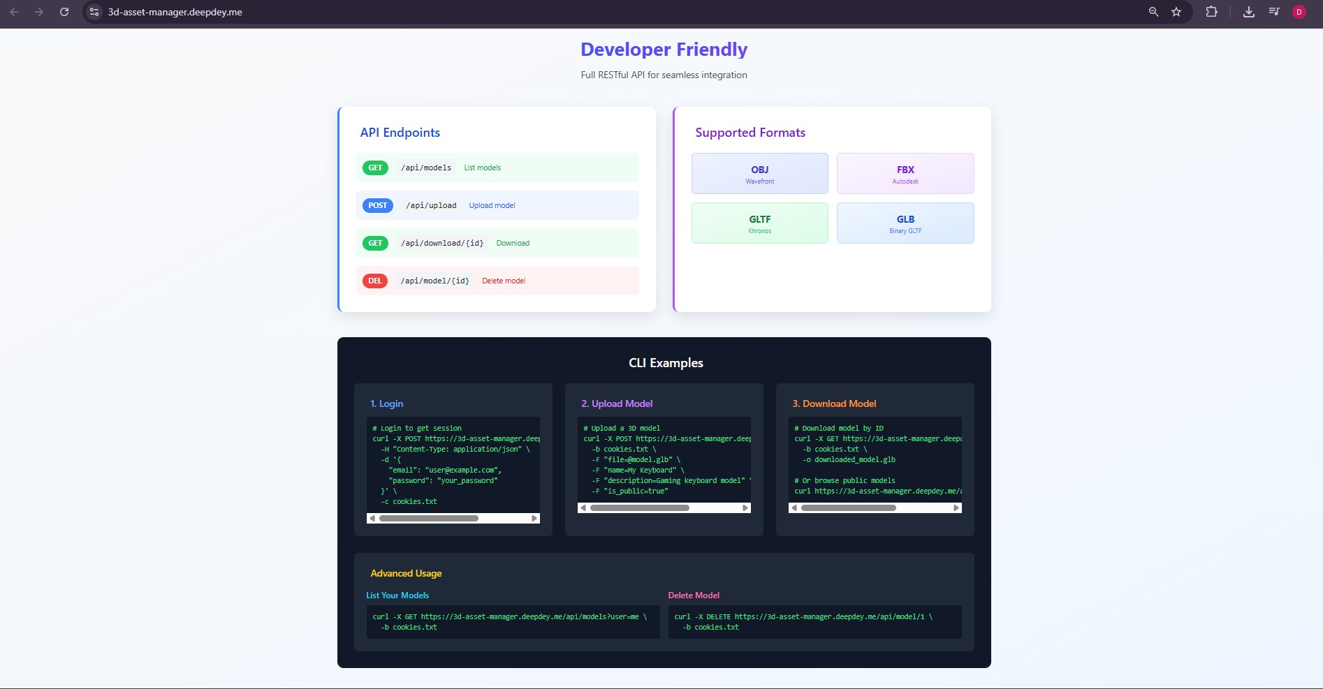 RESTful API Documentation